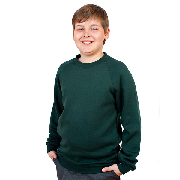 Boys Bottle Green Sweatshirt
