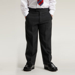 Boys Black Sturdy Fit Trouser