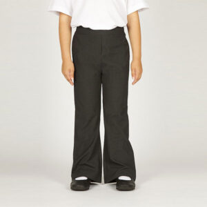 Girls Grey Pull-Up Trouser