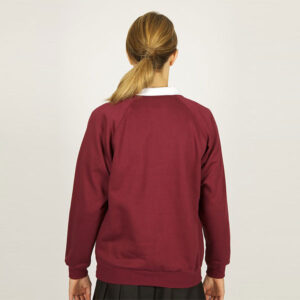 Girls Dark Maroon Sweatshirt